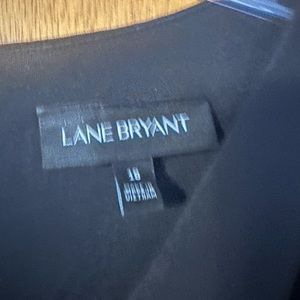 Black dress from Lane Bryant.